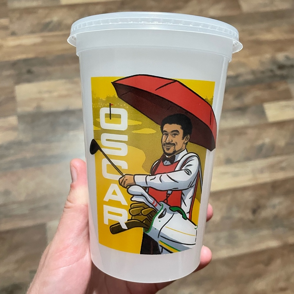 Limited Edition Subway Netflix Happy Gilmore 2 Oscar Collectible Plastic Cup